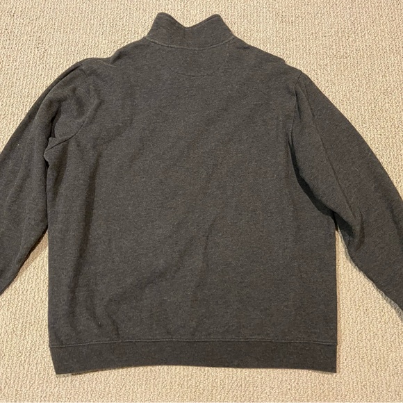 Gray Croft&Barrow Quarter Zip Sweater - Picture 3 of 3